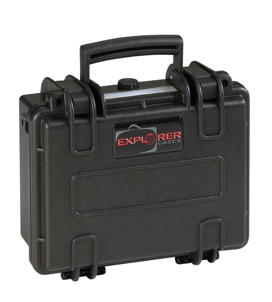 EXPLORER CASES 2209.B Internal L220 x W160 x D95 mm with Pre-cubed Foam, No Wheels, Black Case, 8333