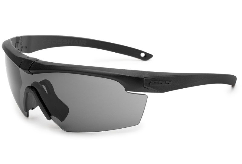 ESS Crosshair 2LS Eyeshield, Black Frame w/ Clear & Smoke Gray Lenses, 9506
