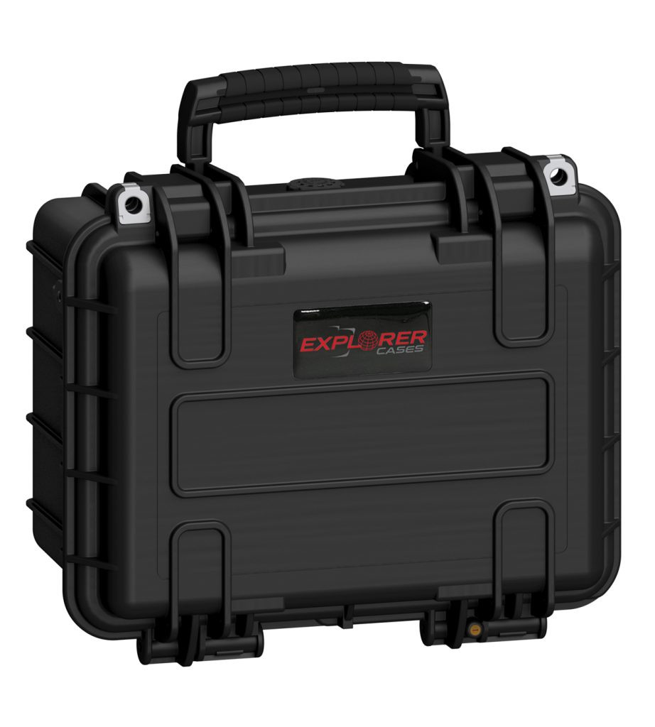EXPLORER CASES 2717HL.B Internal L276 x W200 x D170 mm with Pre-cubed Foam, No Wheels, Black Case, 14103