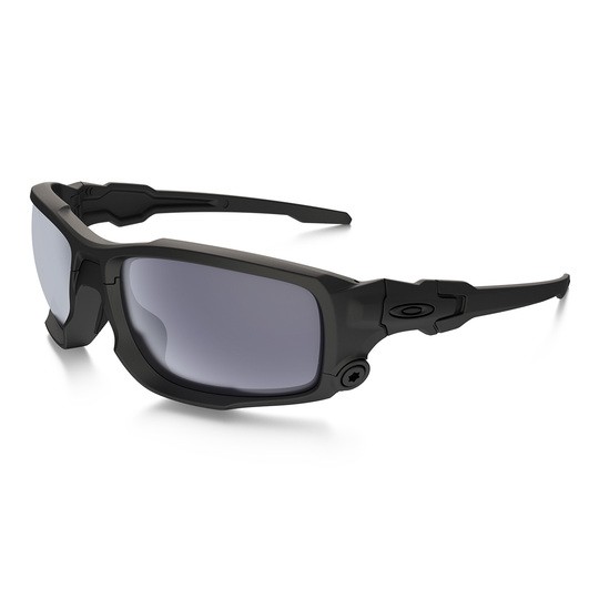 OAKLEY SI Ballistic Shocktube Matte Black with Grey Lens Sunglasses, 25358