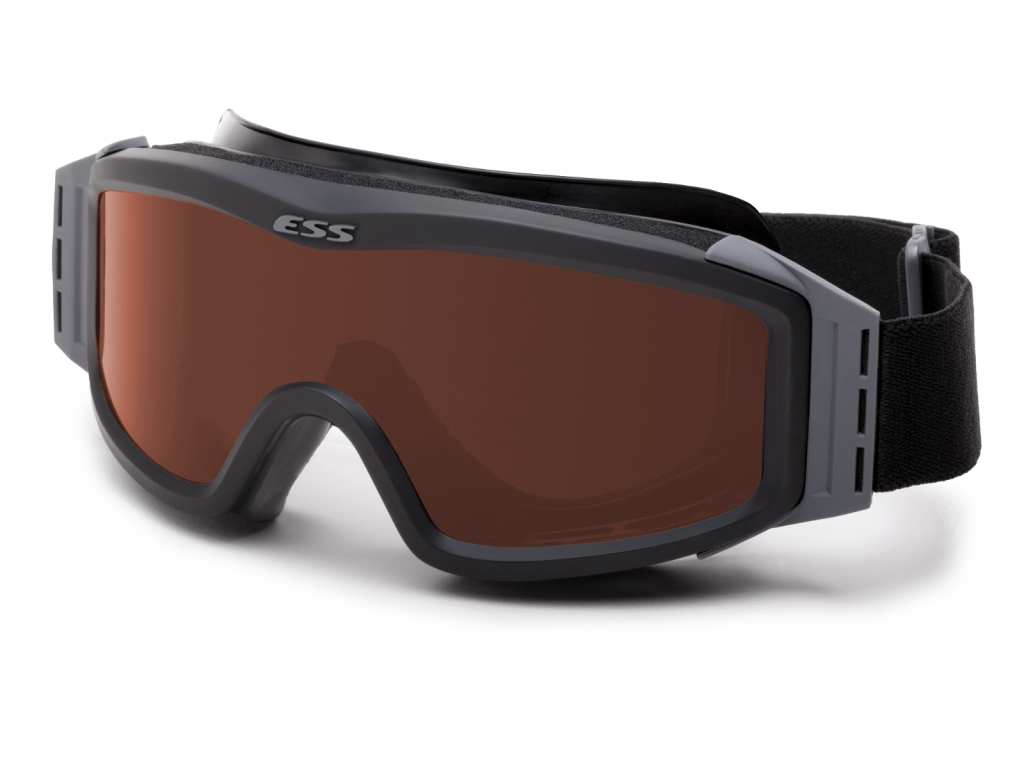 ESS Profile NVG Black Goggle w/ Laser LPL-3B (Violet 405nm, Blue 445nm, Green 532nm, non-visible IR 800-1090nm, 1064nm), Clear and Grey Lenses, 38546