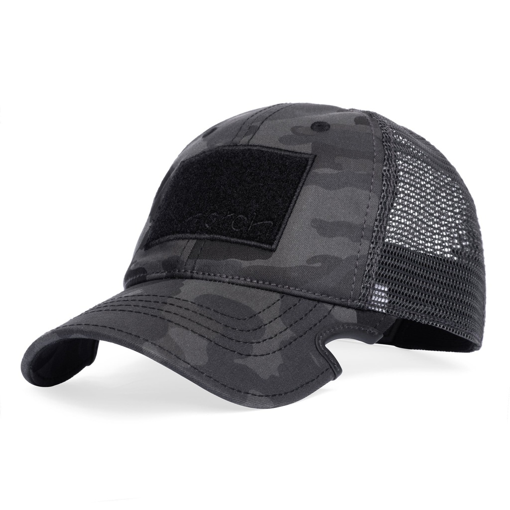 Notch Classic Adjustable Black Camo Ponytail Operator Hat, Standard Notch, One size fits most, 4110
