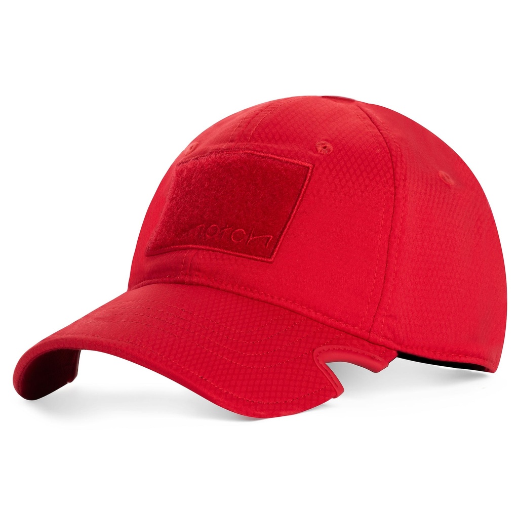 Notch Classic Adjustable Athlete Operator Red Hat, Standard Notch, Men's One Size Fits Most, 4110