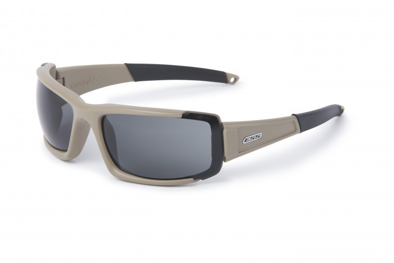 ESS CDI Max Sunglasses, Desert Tan Frame w/ Clear & Grey Lenses, 14087