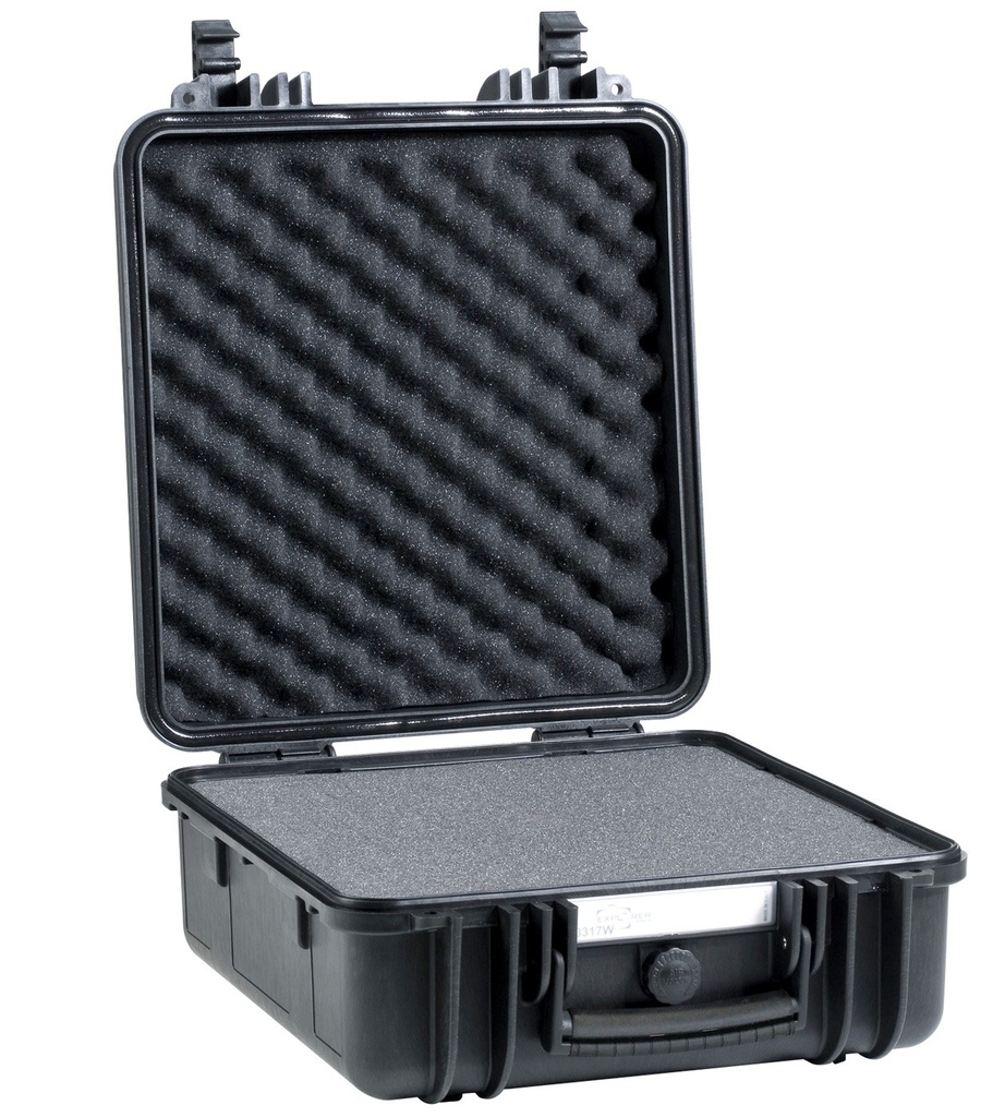 EXPLORER CASES 3317W.B Internal L330 x W350 x D170 mm with Pre-cubed Foam, No Wheels, Black Case, 23382 CLOSEOUT