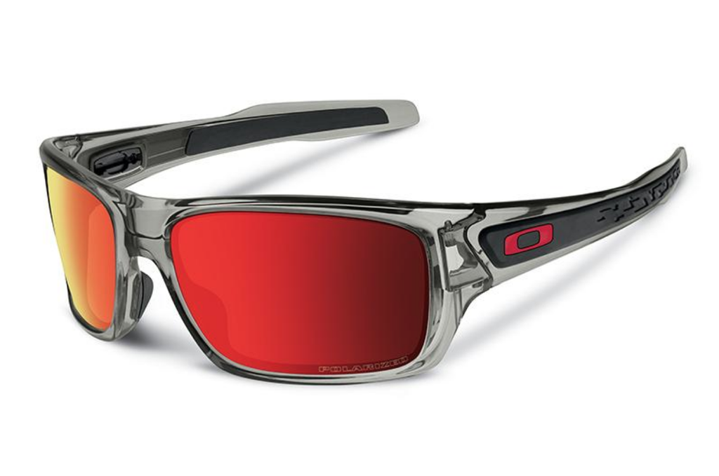 OAKLEY SI Turbine Grey Ink w/Ruby Iridium Polarised 22900