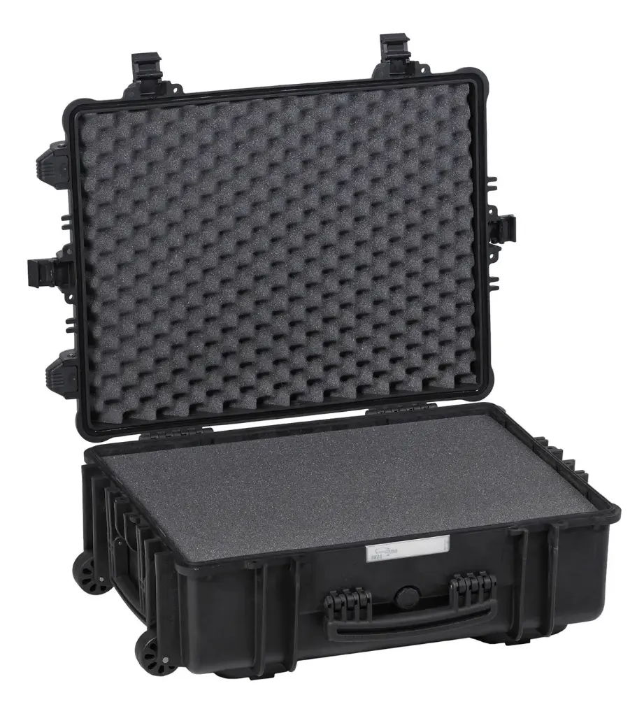 EXPLORER CASES 5823.B Internal L580 x W440 x D220 mm with Foam, Wheels, Black Case, 70109