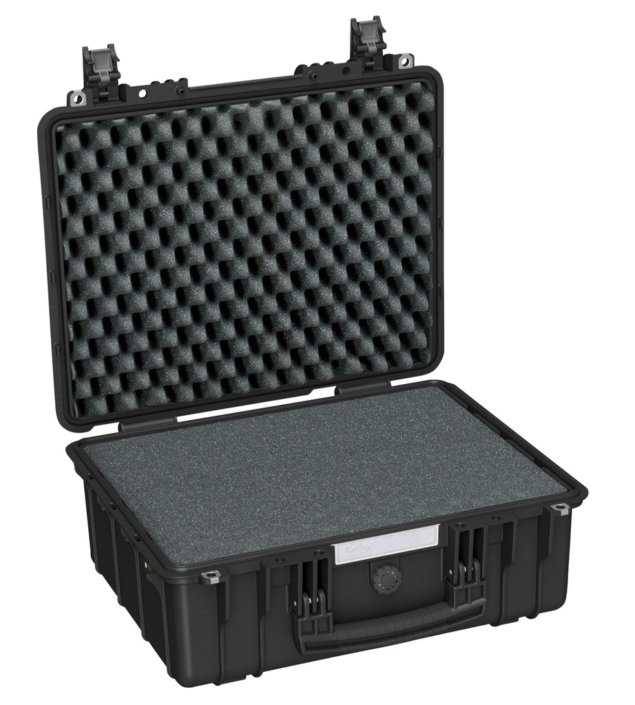 EXPLORER CASES 4419HL.B Internal L445 x W345 x D190 mm with Pre-cubed Foam, No Wheels, Black Case, 30554