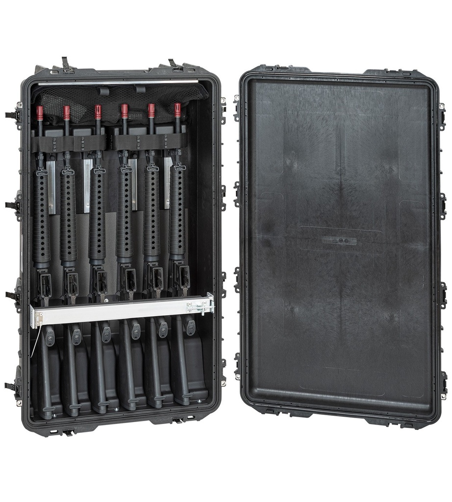 EXPLORER CASES 10826.B D5 Internal L1080 x W620 x D260 mm with Weapons System, Wheels, Black Case, 237426