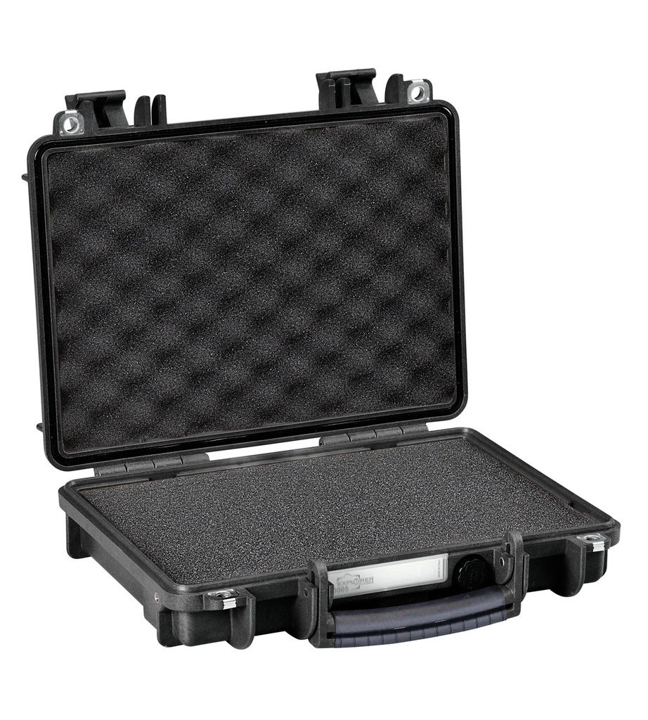 EXPLORER CASES 3005.B Internal L300 x W210 x D58 mm with Pre-cubed Foam, No Wheels, Black Case, 10576