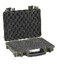 EXPLORER CASES 3005.G Internal L300 x W210 x D58 mm with Pre-cubed Foam, No Wheels, Military Green Case, 10182