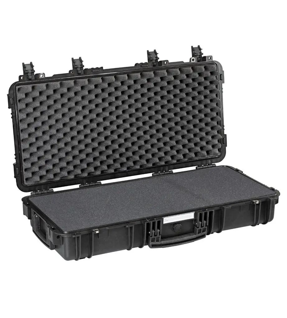 EXPLORER CASES 7814HL.B Internal L780 x W350 x D145 mm, with Pre-cubed Foam, Black Long Case, 45474