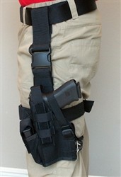 [H-DLH1-BK] TACPROGEAR Universal Drop Leg Holster Black (Closeout)