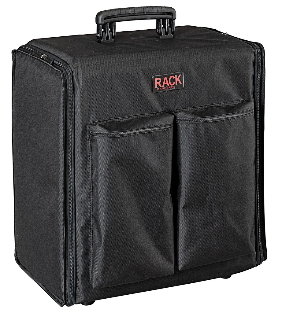 EXPLORER CASES SOFT RACK 6U 19" Rack Case with Carry Handle (Up to 420 mm of rack depth), Black, 43322