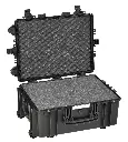 EXPLORER CASES 5326.B Internal L538 x W405 x D250 mm with Foam, Wheels, Black Case, 70562