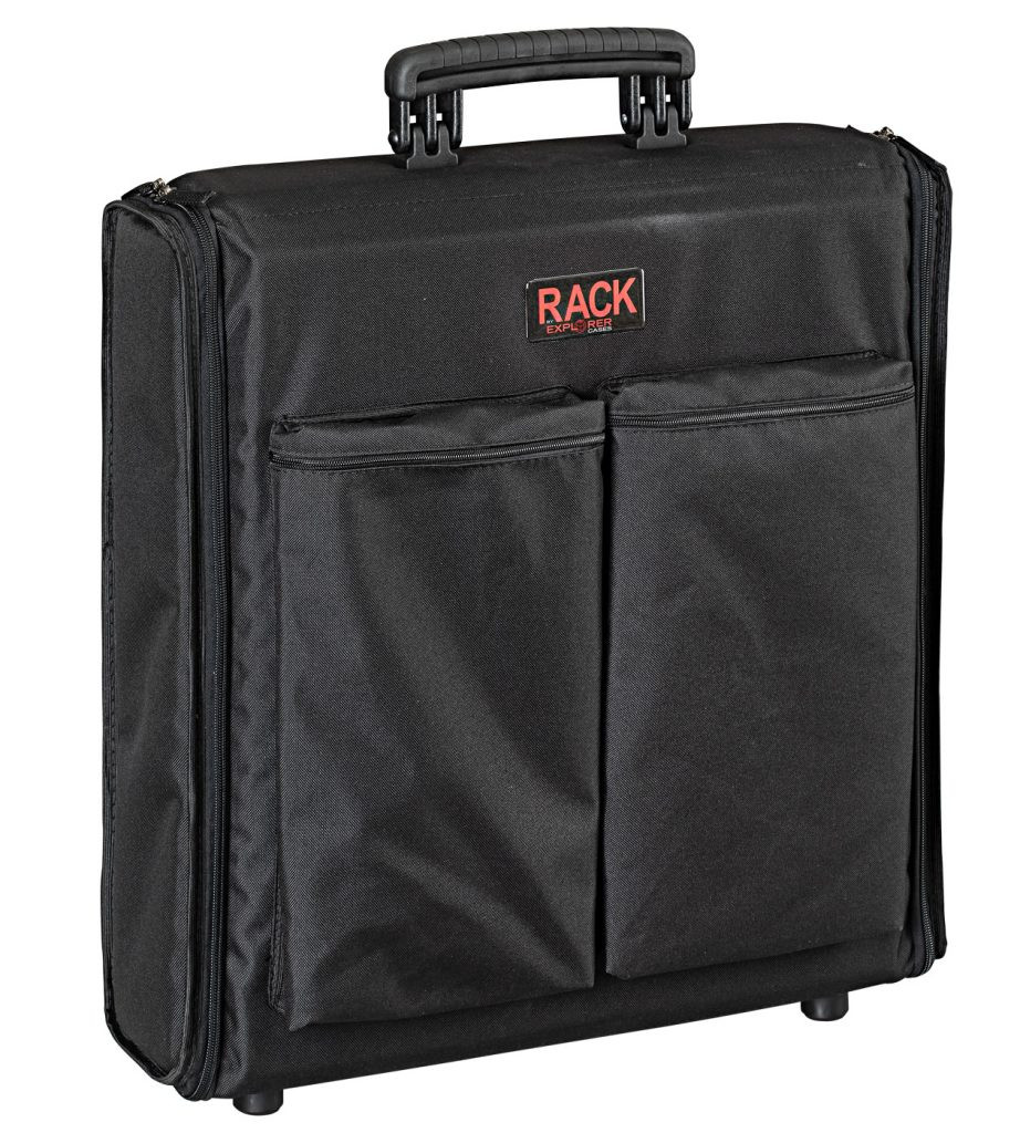 EXPLORER CASES SOFT RACK 2U 19" Rack Case with Carry Handle (Up to 420 mm of rack depth), Black, 28554