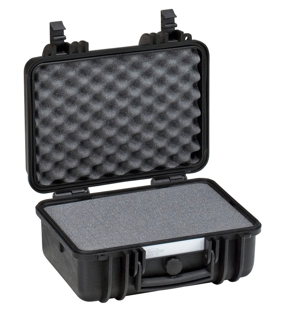 EXPLORER CASES 3317.B Internal L330 x W234 x D170 mm with Pre-cubed Foam, No Wheels, Black Case, 17357 CLOSEOUT