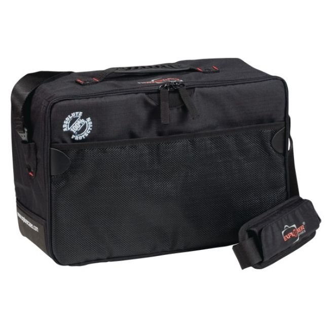 [BAG-G] EXPLORER CASES BAG-G Internal L430 X W285 X D160 mm Padded Black/Red Bag, for 5822, 5823, 5833, with Adjustable Dividers, 14259