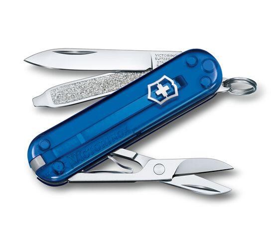 [0.6223.T61G] Victorinox Classic SD Transparent, 58mm, Sky High