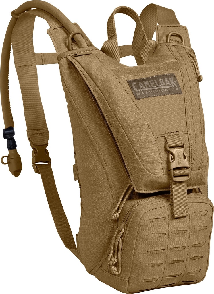 [1723201000] CamelBak Ambush Coyote Hydration Pack, 100oz (3.0L) Mil Spec Crux Reservoir, Short, 19082