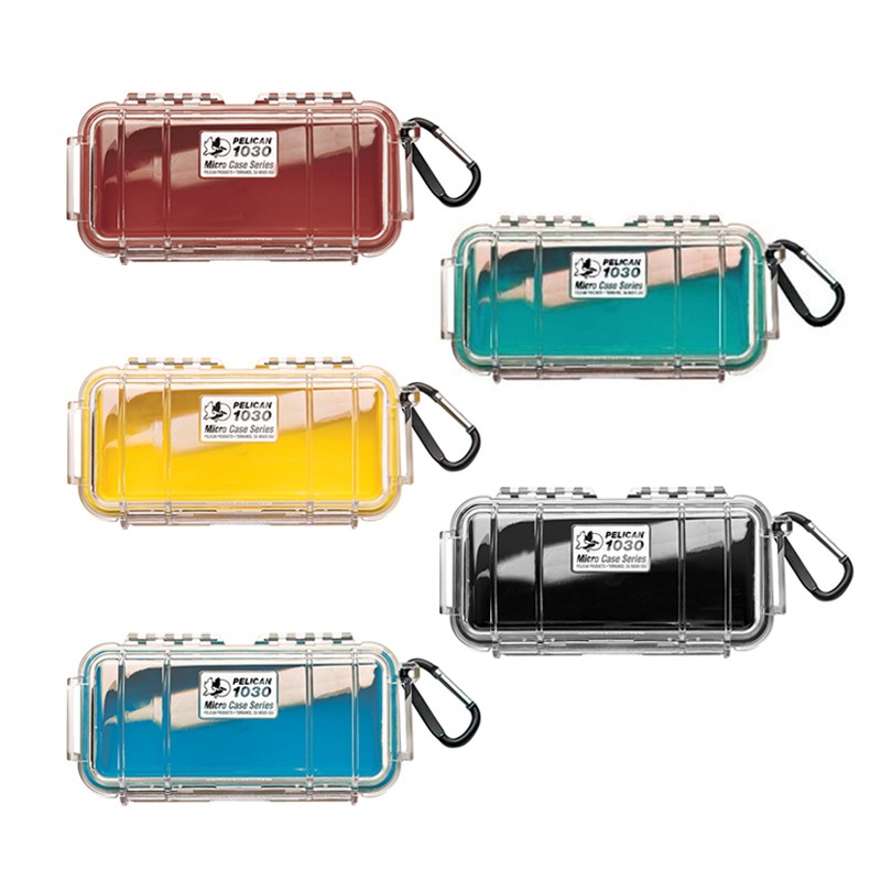 [1030-025-100] PELICAN 1030 Clear Cover Micro Case CLOSEOUT (Black)