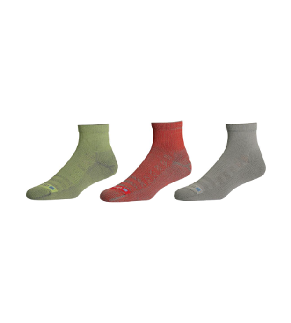 [DMX-HIK-70131-P] DRYMAX Lite Hiking 1/4 Crew Socks, 1458 (CLOSEOUT) (Anthracite, S)