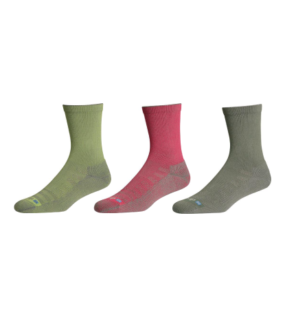 [DMX-HIK-70242-P-FG-M] DRYMAX Lite Hiking Crew Socks, 1555 (CLOSEOUT) (Foliage Green/Anthracite, M)