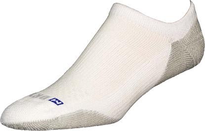 [DMX-SPT-00132-P] DRYMAX Sport No-Show White/Gray Socks, 1069 (CLOSEOUT) (M)