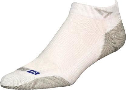 DRYMAX Sport Mini Crew White/Gray Socks, 1118 (CLOSEOUT)