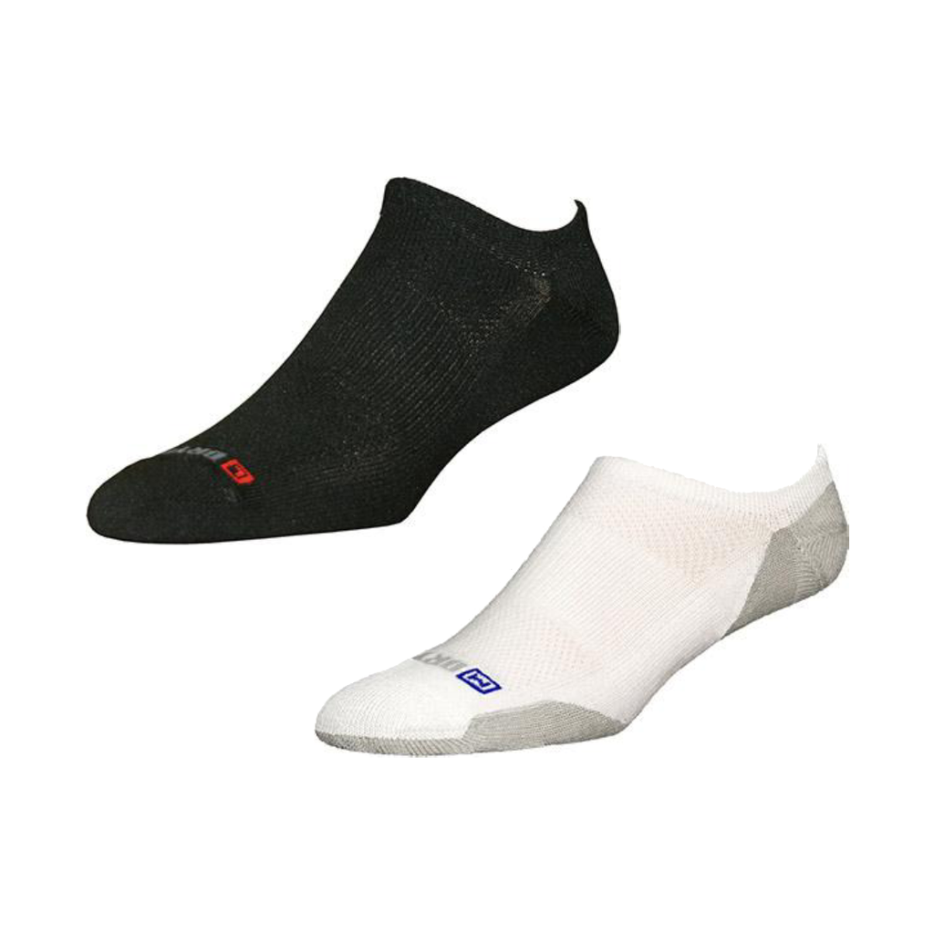 [DMX-SPT-03035-P ] DRYMAX Sport Lite-Mesh No-Show Socks, 0972 (CLOSEOUT) (Black, S)