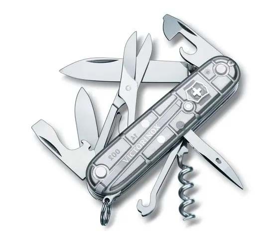Victorinox Climber, Silver Transparent