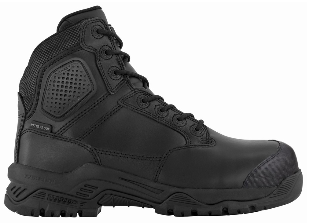 [M801896-US4] MAGNUM Strike Force 6.0 Boots Leather SZ CT CP WPi Wide, w/Toe Bumper 20073 (US 4)