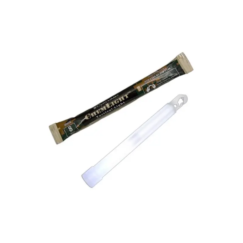 CYALUME NSN 6260-01-218-5146 6 inch Lightsticks White 8 hours EXPIRY FEB-2029 0432