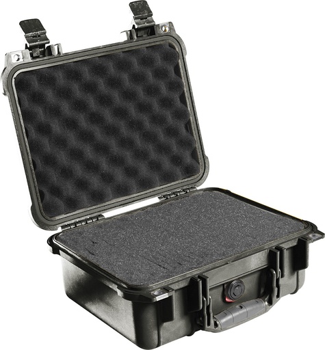[1400-000-110] PELICAN 1400 Small Case (With Foam) Black CLOSEOUT