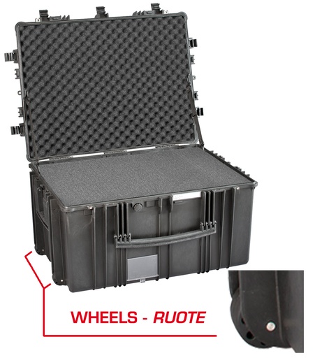 [7745.B] EXPLORER CASES 7745.B Internal L770 x W580 x D450 mm with Pre-Cubed Foam, Wheels, Black Case, 137752