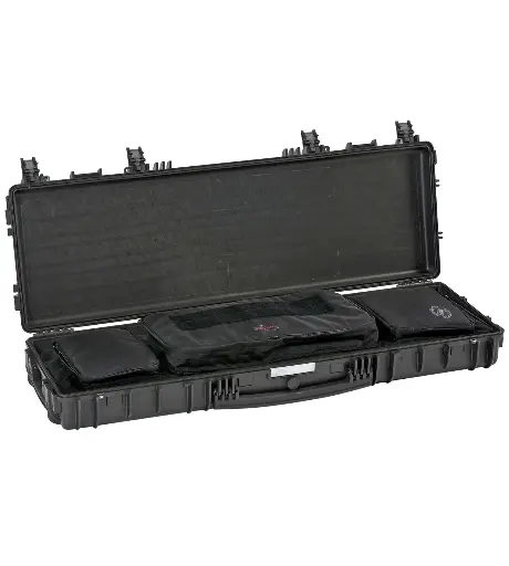 [11413.BGB] EXPLORER CASES 11413.BGB Internal L1136 x W350 x D135 mm with Soft Gun Bag, Wheels, Black Medium Rifle Case, 73109