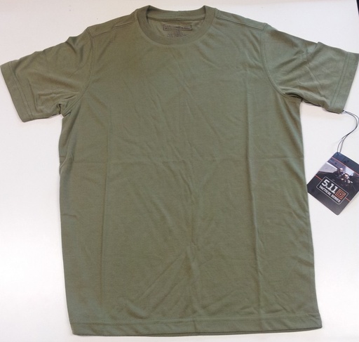 [5.11-GR-S] 5.11 SAF Army Green Crew T shirt Size S