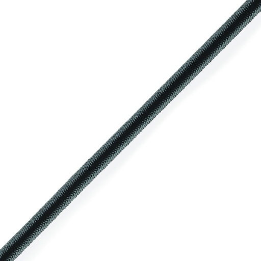 [LF0136] MARLOW Shockcord, Ø3 mm, Black (per metre)