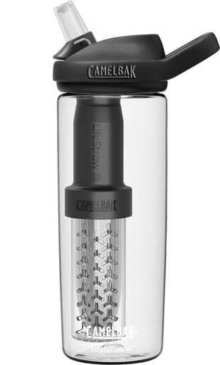 [2553101060] CamelBak eddy®+ Clear Water Bottle 20oz (0.6L) filtered by LifeStraw, 4904