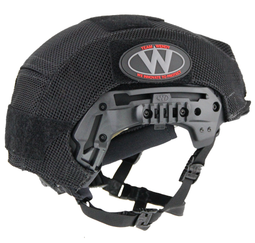 [73-MHC-21] TEAM WENDY EXFIL Ballistic Mesh Helmet Cover, Black, Size1 (M/L)