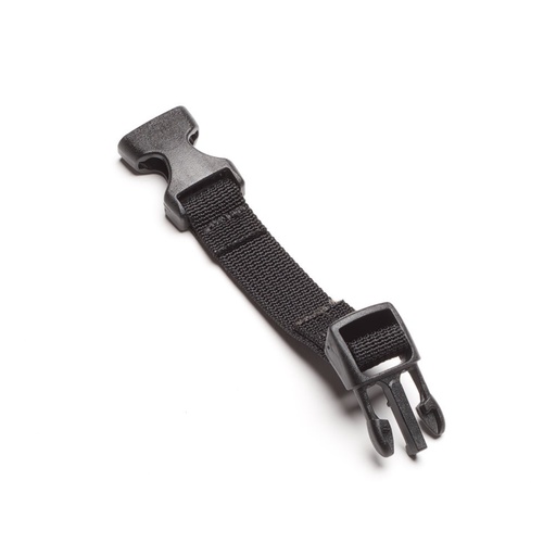 [21-EXT-21] TEAM WENDY CAM FIT™ Chinstrap Extender 4", Black (1 pc)