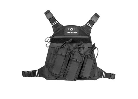 [23-C4A-BK2] TEAM WENDY Radio Rig System, Standard Size, Black