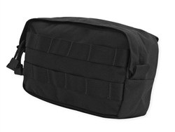 [P-MDGP1-BK] TACPROGEAR Medium General Purpose Pouch, Black (Closeout)