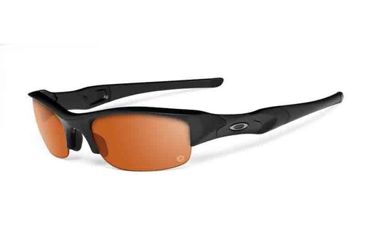 [11-433] OAKLEY SI Flak Jacket Transition SOLFX Matte Black w/Persimmon-Grey 21650