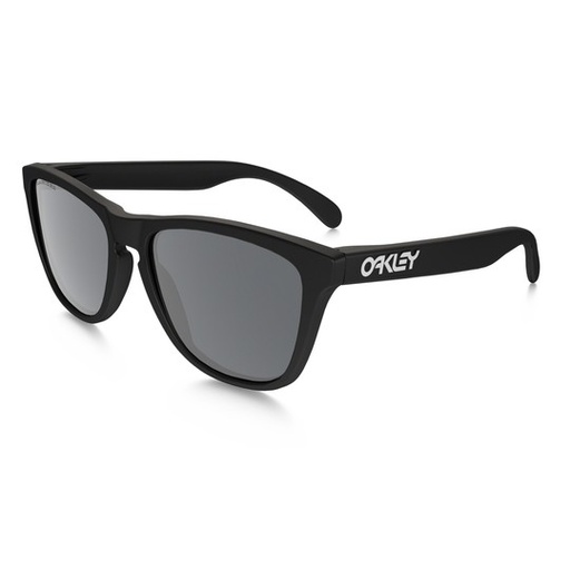 [24-297] OAKLEY Frogskin Matte Black w/Black Iridium Polarized 20400