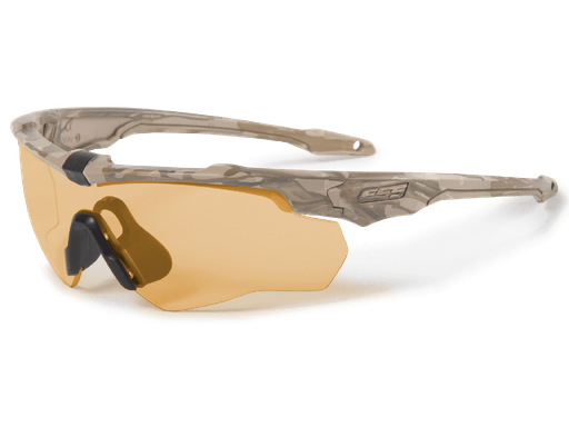 [EE9032-24] ESS Crossblade Spin Camo Bone Eyeshield w/ Hi Def Bronze, Clear & Smoke Gray Lenses, 19885