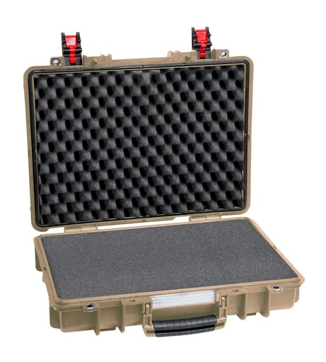 [4209HL.D] EXPLORER CASES 4209HL.D Internal L420 x W300 x D95 mm with Pre-cubed Foam, No Wheels, Desert Sand Case, 21921
