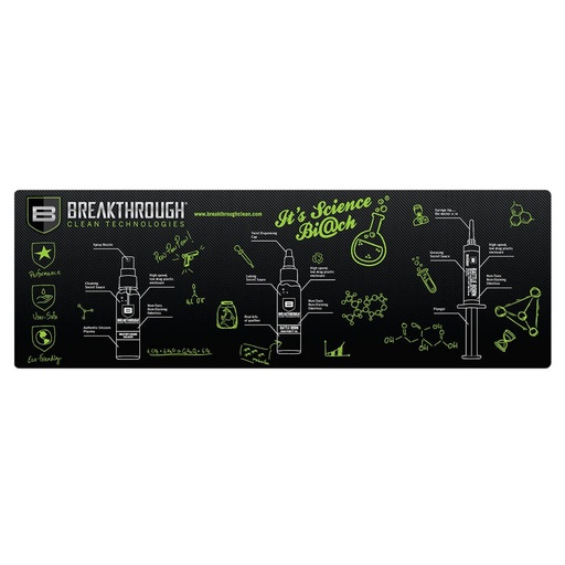 [BT-RGM-R] BREAKTHROUGH Clean Neoprene Gun Desk Mat 12'x36' (305mm x 914mm) (Rifle), 2903