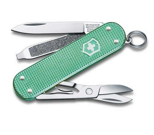 [0.6221.221G] Victorinox Classic SD Alox, 58mm, Minty Mint 3542