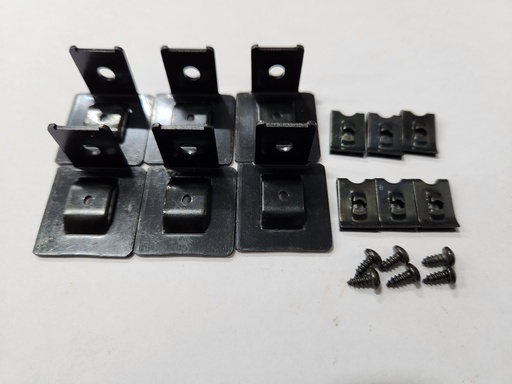 [KIT SUPP.EXPL-1] EXPLORER CASES KIT SUPP.EXPL-1 1 Metal Bracket with 1 Screw Kit (1 Pair Only) for all Explorer Cases (Except Case 1908), 0256